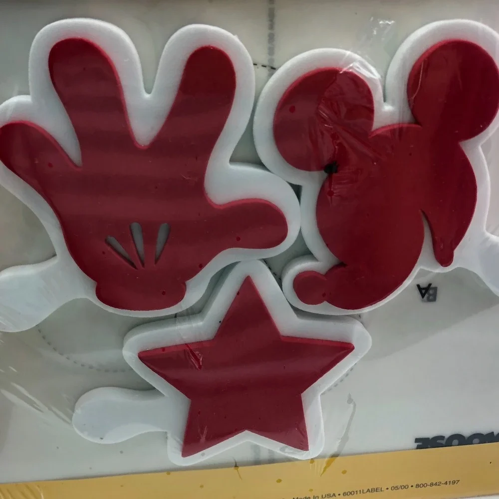 Mickey Mouse Stencil & Stamp Set Home Decoration Decor New! Sealed Gift Idea